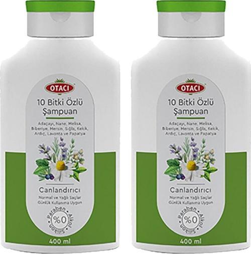10 Bitki Özlü Şampuan 400 Ml. 2i Set