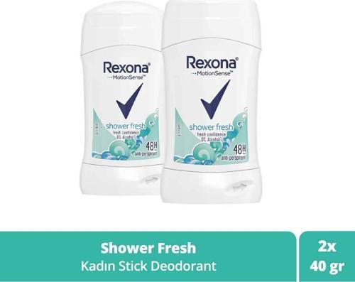 Motion Sense Kadın Stick Deodorant Shower Fresh 48 Saat Koruma 40 g X 2 Adet