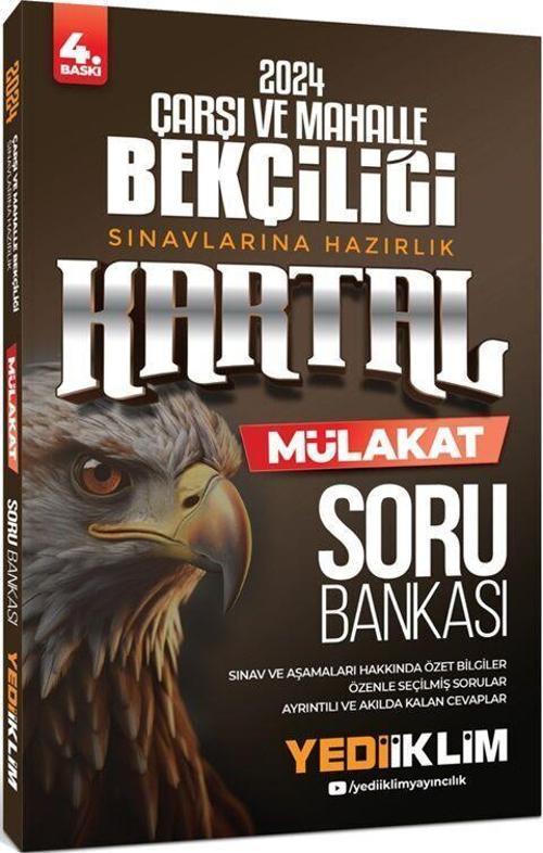 2024 Çarşı ve Mahalle Bekçiliği Sınavlarına Hazırlık Kartal Mülakat Soru Bankası Yediiklim