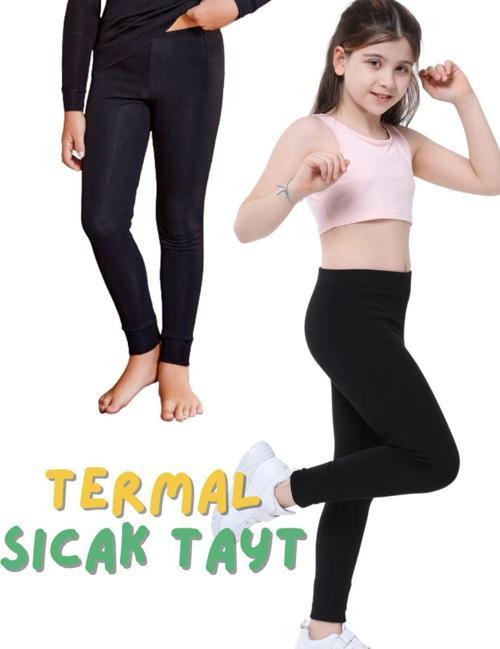 Unisex Çocuk Termal Tayt İçlik Tayt