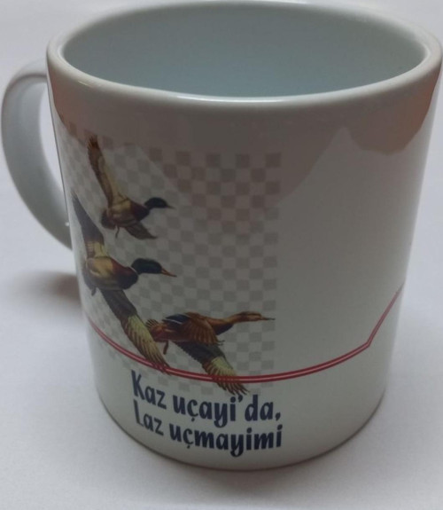 Kaz Uçayida Laz Uçmatimi Kupa Bardak