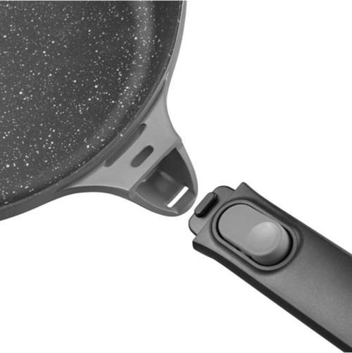 Gem Çıkarılabilir Saplı Stay Cool Izgara Kare Tava Gri 24 Cm 2307428