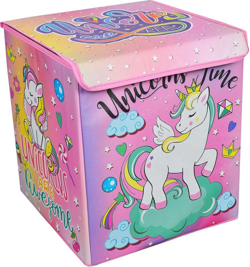 Unicorn Kapaklı Oyuncak Kutusu