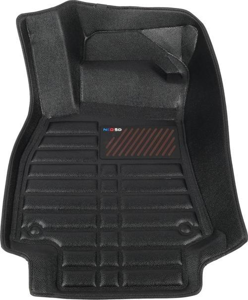 Audi A6 2019-Günümüz Siyah Havuzlu Dikişsiz (press) Deri Paspas