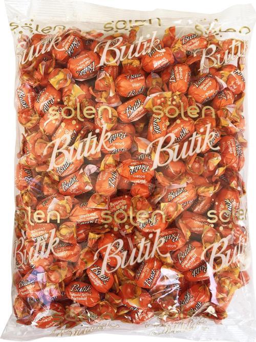 Butik Portakal Aromalı Toffee Şeker 1 Kg