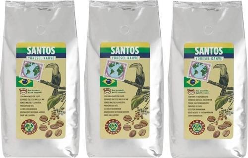Yöresel Santos Çekirdek Filtre Kahve 3x1000gr