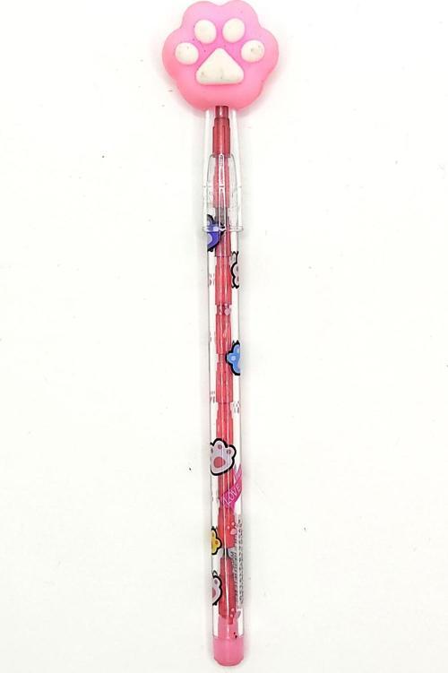 Pembe Pati Desenli Yumurtlayan Kalem - 1 Adet