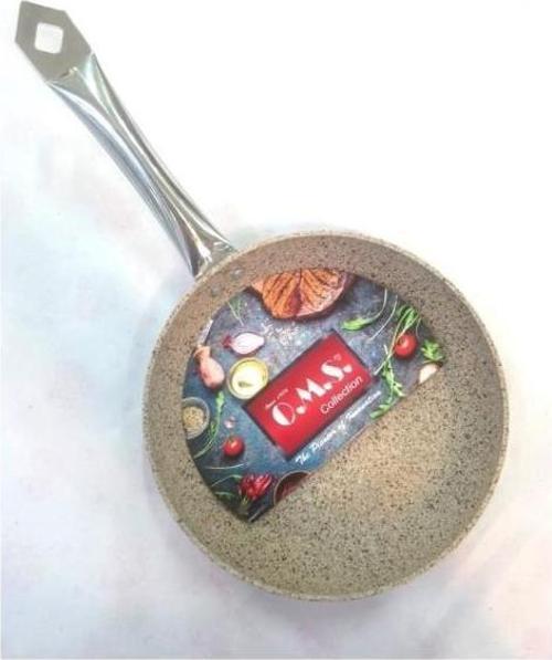 İndüksiyonlu Kumbeji Granit Çelik Kulplu Tava 30 cm