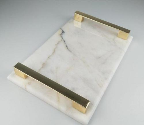 Köprü Kulp Mermer Tepsi Gold Nİ22TPS011-KPL