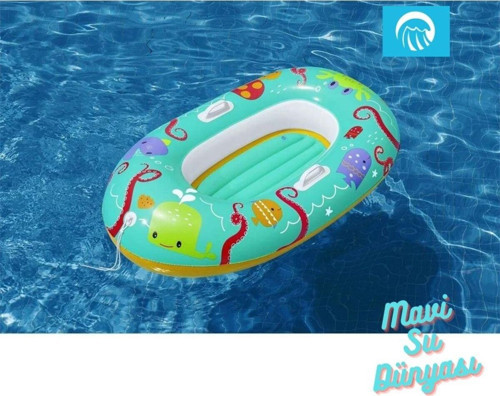 Çocuk Botu Balık Desenli Renkli 119 Cm X 79 Cm Float Bot