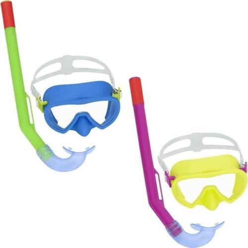 Çocuk Şnorkel Set Crusader Essential Sarı-Pembe Renk 3 İle 7 Yaş Arası
