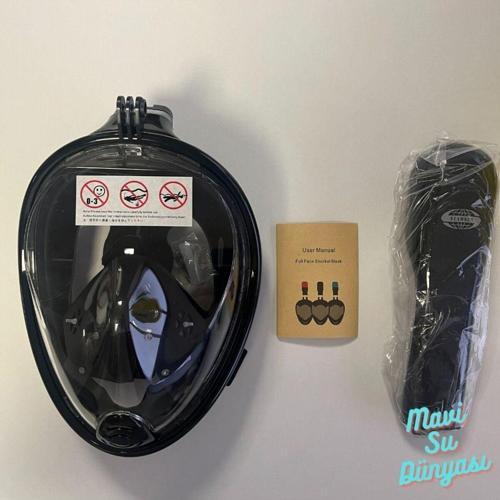 Full Face Maske Siyah Renk
