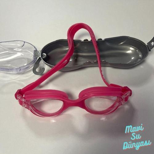 Havuz Deniz Yüzücü Maskesi Pembe Renk Maske