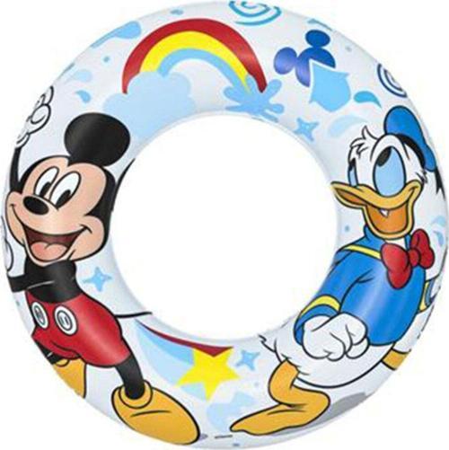 Mickey Desenli 56 Cm Simit, Çocuk Deniz Simidi - Mavi Su Dünyası
