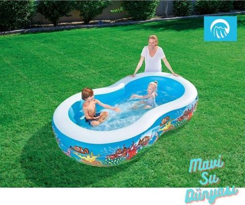Havuz Oval Desenli 262 Cm X 157 Cm