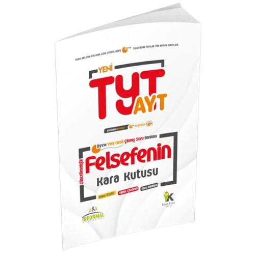 YKS-TYT AYT Felsefenin Kara Kutusu Konu Özetli Dijital Çözümlü ÖSYM Çıkmış Soru Havuzu Bankası