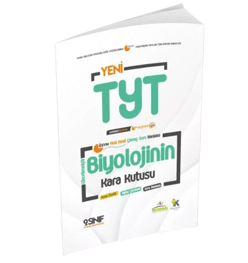 YKS-TYT BİYOLOJİNİN Kara Kutusu 1.Kitap Konu Ö.Dijital Ç. Soru BANKASI (9.Sınıf TYT konuları)