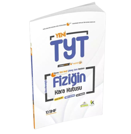 YKS-TYT FİZİK Kara Kutu 2.Kitap Konu Ö. Dijtal Çözümlü Soru BANKASI (10.Sınıf TYT konuları)
