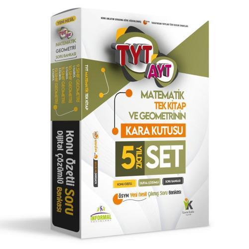 YKS-TYT Matematik TEK KİTAP ve Geometrinin Kara Kutusu Konu Ö.Dijital Çözümlü  Soru Bankası