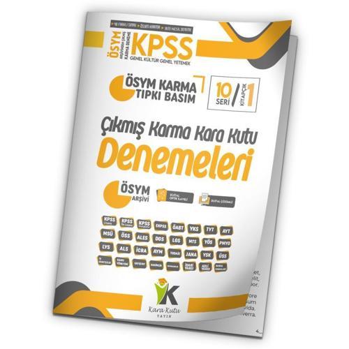 2024 KPSS ÖSYM Arşivi Çıkmış Soru Karma Genel Yetenek Genel Kültür D. Çözümlü Deneme 10/1.Kitapçık