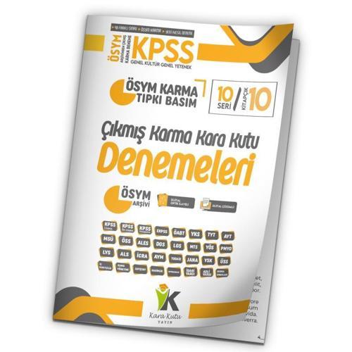 2024 KPSS ÖSYM Arşivi Çıkmış Soru Karma Genel Yetenek Genel Kültür D. Çözümlü Deneme 10/10.Kitapçık