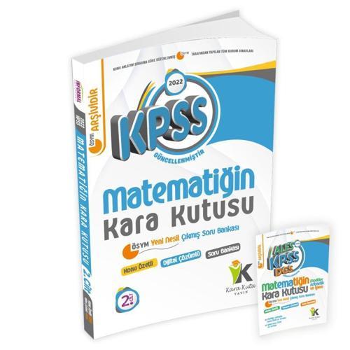 KPSS Ortaöğretim Matematik Kara Kutu 2.cilt PROBLEM Çıkmış Soru Bankası Konu Özetli D.Çözümlü