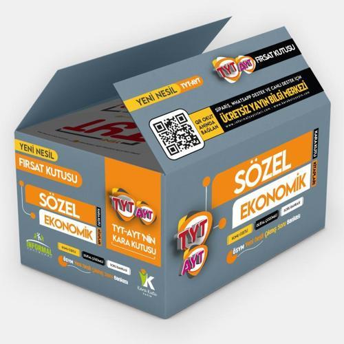 YENİ SİSTEM YKS TYT-AYT KARAKUTU SÖZEL EKONOMİK FIRSAT PAKET Konu Ö. Çözümlü Çıkmış Soru Bankası