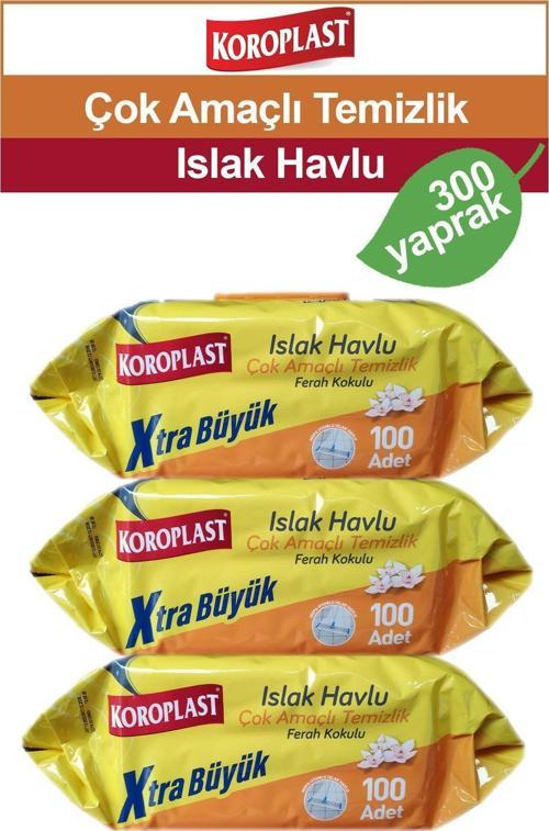 Çok Amaçlı Islak Temizlik Havlusu Ferah Kokulu 300 adet