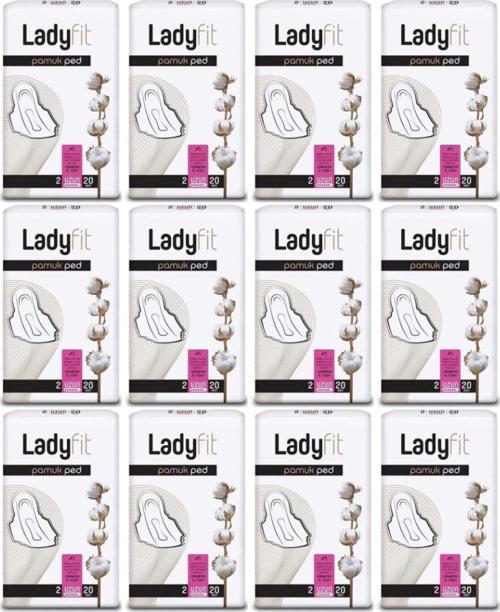 Ladyfit Pamuk Ped Uzun 12 Li Set (12 Paketx20)