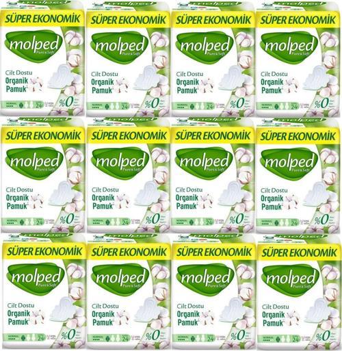 Pure&soft Hijyenik Ped Süper Ekonomik Normal 24'lü 12 Adet