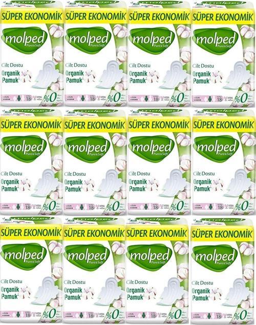 Pure&soft Hijyenik Ped Süper Ekonomik Uzun 18'li 12 Adet
