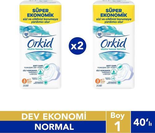 Extra Hassas Koruma Normal Süper Ekonomik Paket 40 Ped (20 X2) Boy 1