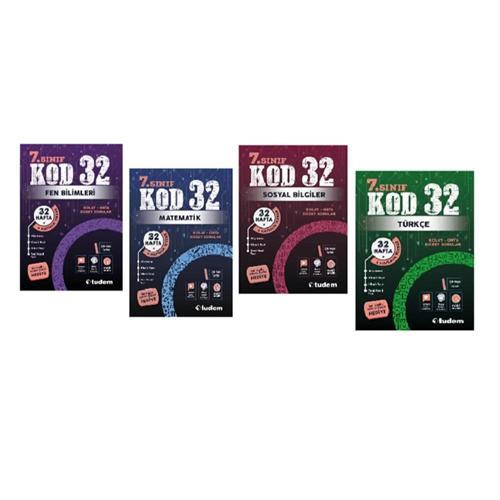 7. Sınıf Kod 32 Türkçe, Matematik, Fen, Sosyal, Haftalık Konu Sıralı Deneme Seti