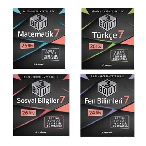7. Sınıf 3 Boyut Konu Fasikül Seti (Türkçe-Matematik-Fen Bilimleri-Sosyal Bilgiler)