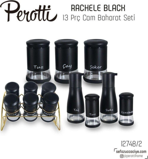 Perotti Rachale Black Baharatlık