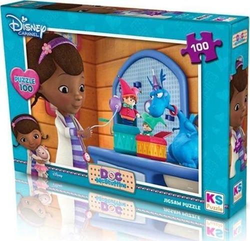 100 Parça Puzzle Doc MC Stuffins Lisanslı Ürün