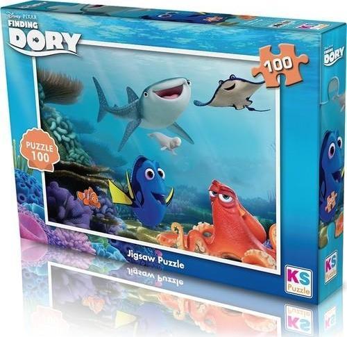 100 Parça Puzzle Finding Dory Lisanslı Ürün