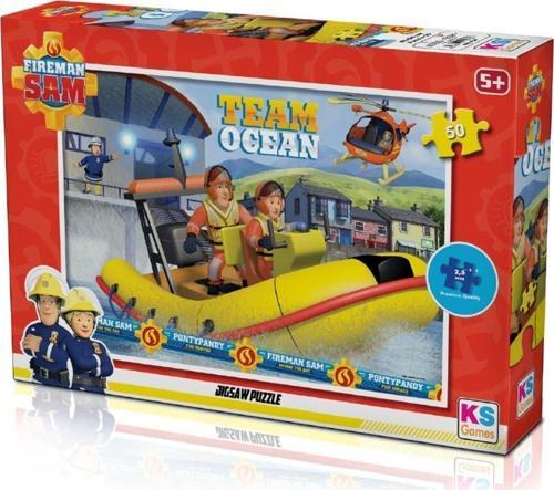 50 Parça Puzzle Fireman Sam Lisanslı Ürün