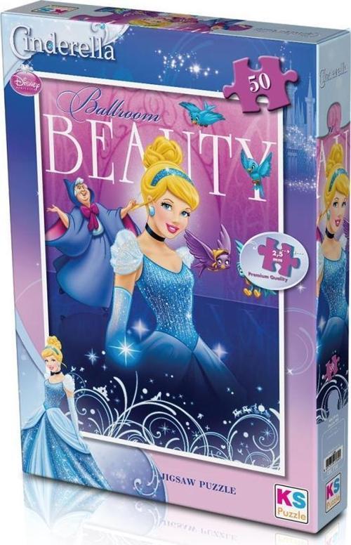 Puzzle 50 Parça Cinderella Puzzle Lisanslı Ürün
