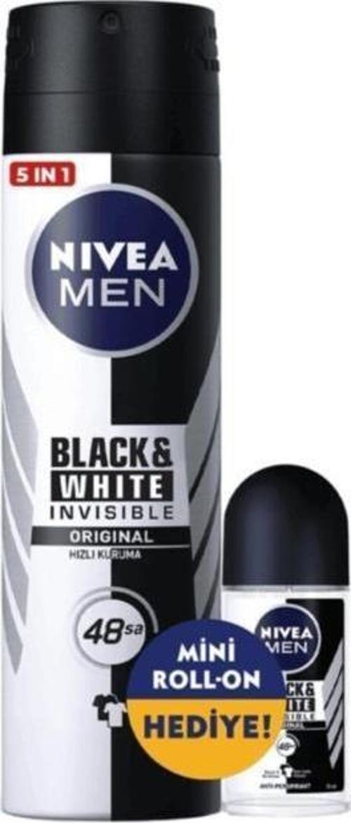 Black & White Original Deodorant Sprey+Roll-On Paket