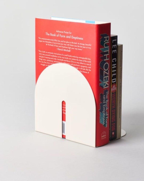 Oval Desen Pleksi Kitap Tutucu 2'li Set