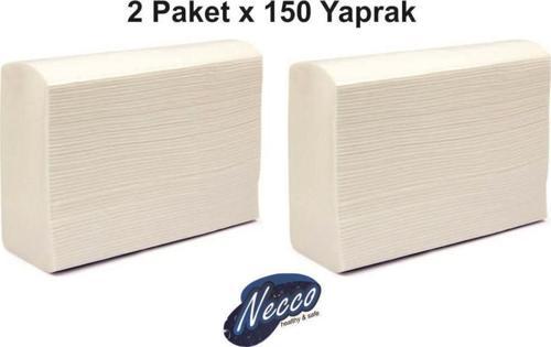 2 Pk. 150 Yapraklı Z Katlama Dispenser Havlu