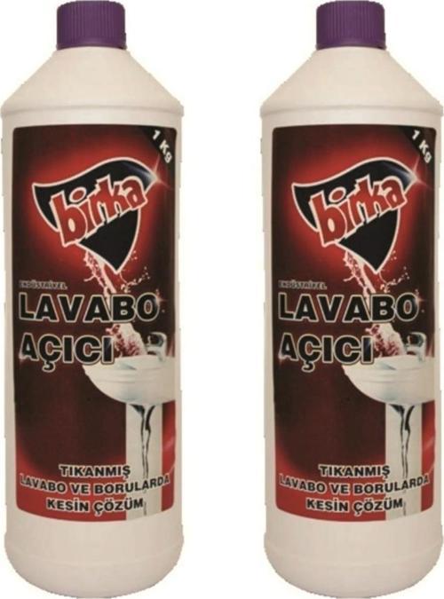Birka Sıvı Lavabo Açıcı 1 Kg. x 2 Adet