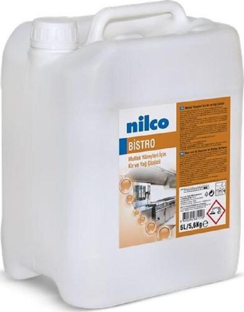 Nilco BISTRO 5L/5,6 KG MUTFAK YÜZEYLERİ İÇİN KİR VE YAĞ ÇÖZÜCÜ