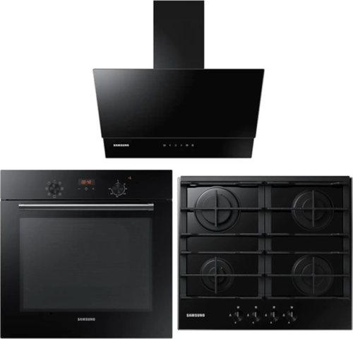 NV60K5140BB - NA64N7100AB - NK24N7060VB Siyah Ankastre Set