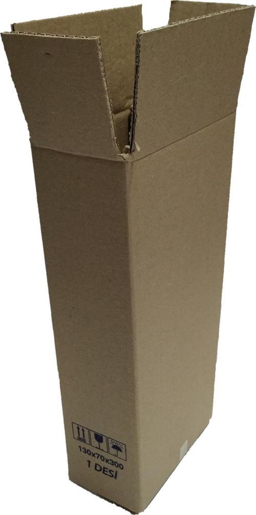 1 Desi Çift Oluklu Karton Koli 13x7x30 cm 20 Adet