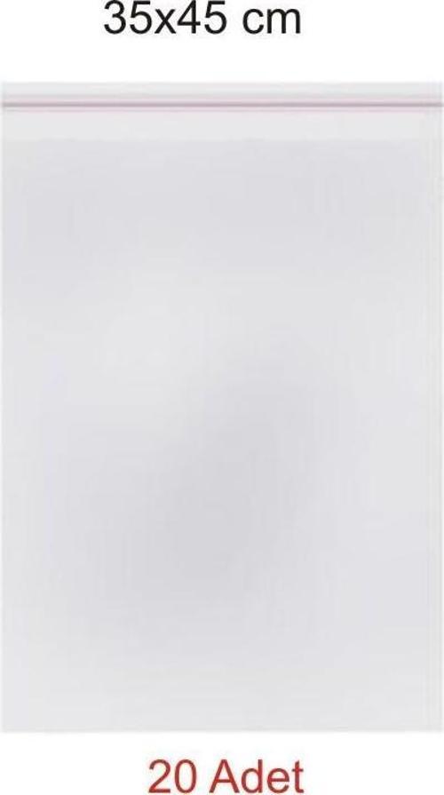 Kendinden Yapışkanlı (Bantlı) Şeffaf Jelatin Torba 35x45 cm 20 Adet