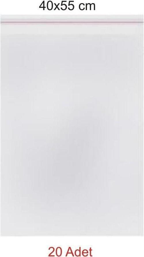 Kendinden Yapışkanlı (Bantlı) Şeffaf Jelatin Torba 40x55 cm 20 Adet