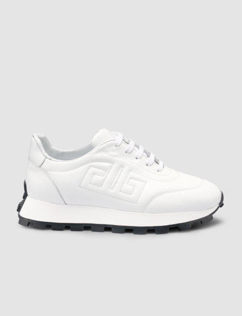 Volalen %100 Hakiki Deri Beyaz Kadın Sneaker