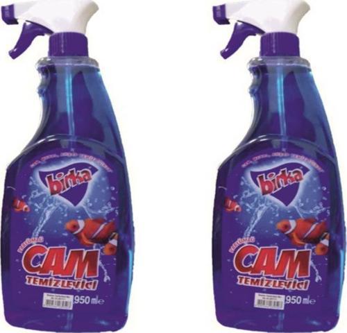 2'li Püskürtmeli Parfümlü Cam Temizleyici 950 ml.
